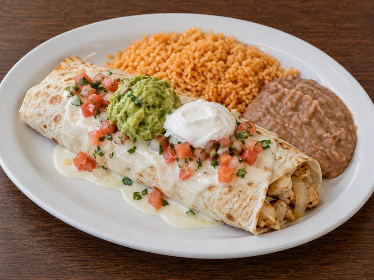 Burrito Guacamole