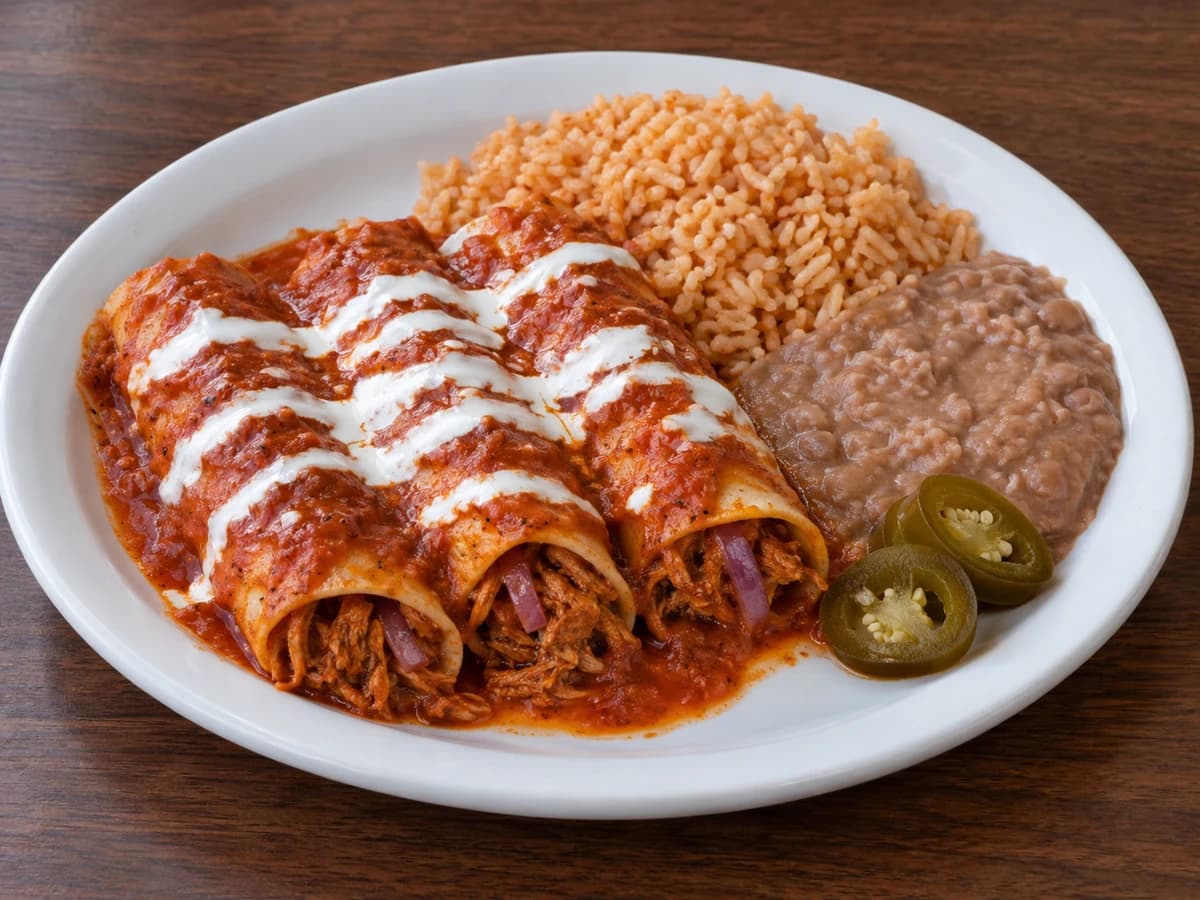 Enchiladas de Cochinita Pibil