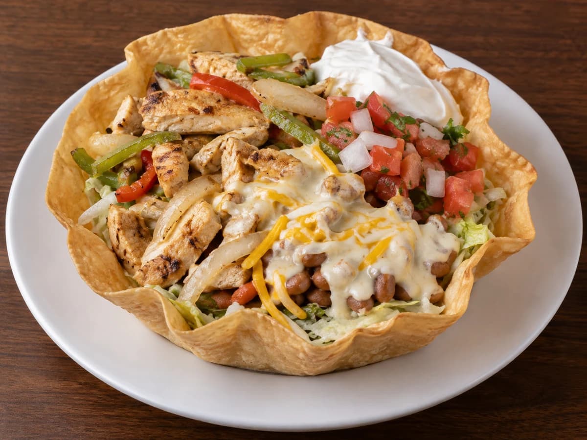 Lunch Fajita Taco Salad