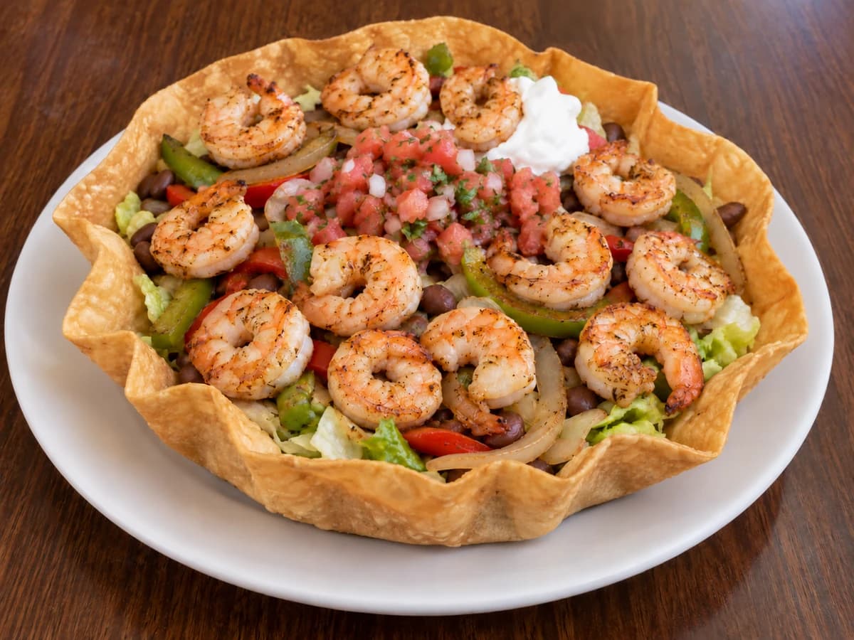 Shrimp Taco Salad